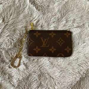 Monogram Key Pouch BNWOT